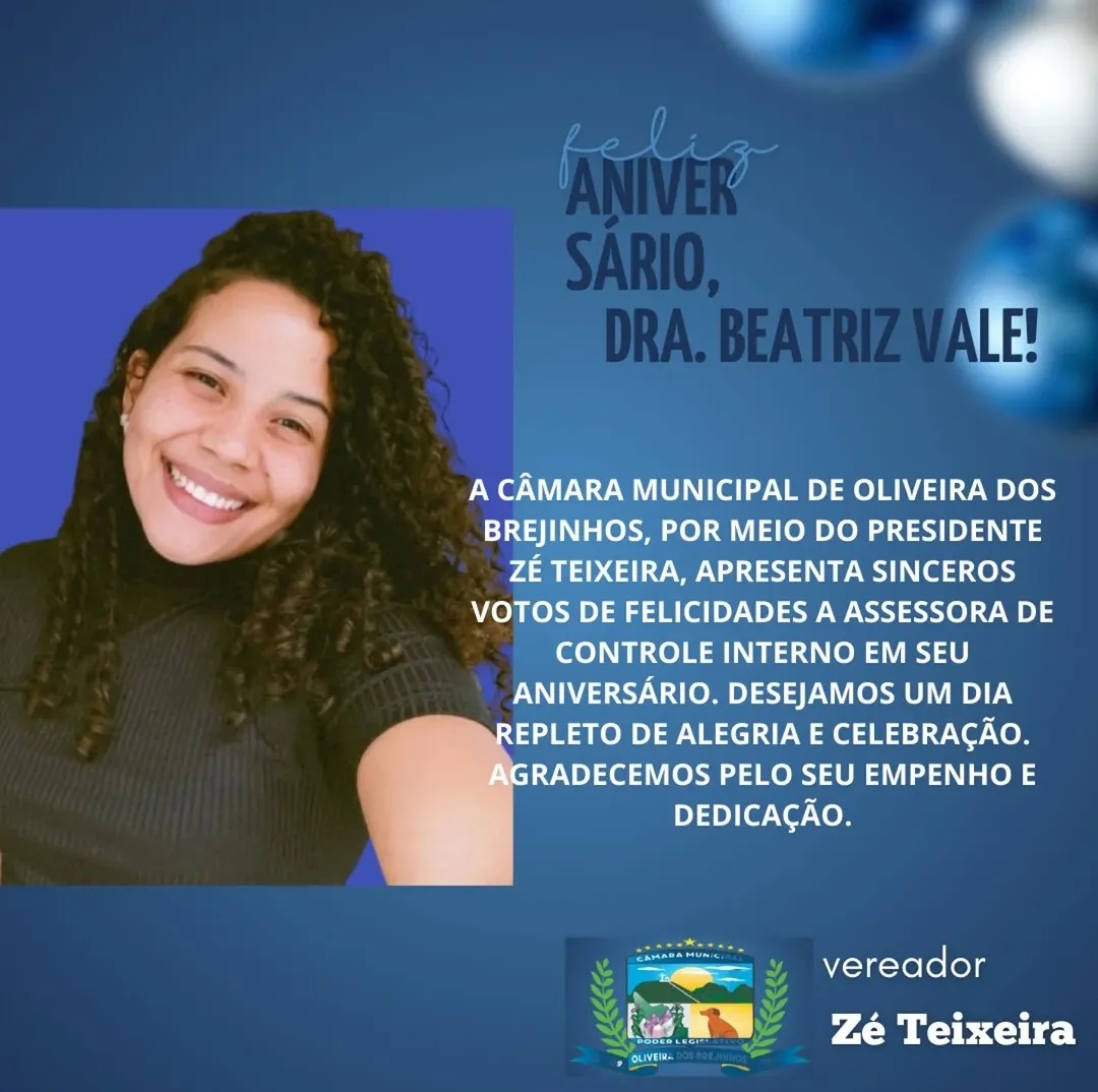 Celebramos o aniversário de nossa servidora Beatriz!